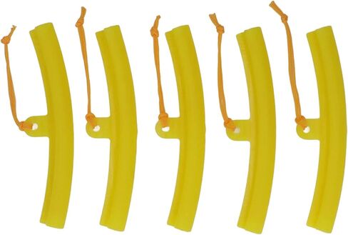 Wheel Changing Rim Protector Strong Elasticity Universal Durable Reusable Polyurethane Tire Changing Rim Guard Saver for Motorcycle Bike 5pcs Yellow (20cm/7.87in) in Saudi Arabia
