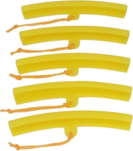 Wheel Changing Rim Protector Strong Elasticity Universal Durable Reusable Polyurethane Tire Changing Rim Guard Saver for Motorcycle Bike 5pcs Yellow (20cm/7.87in) in Saudi Arabia