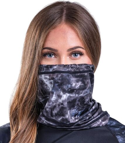 Adjustable Drawstring Neck Gaiter Face Mask All-Season Cover Women in Kuwait
