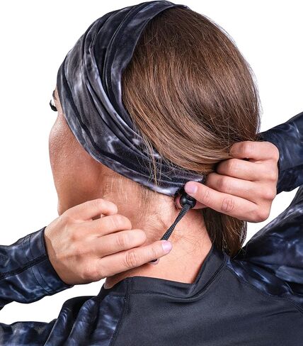 Adjustable Drawstring Neck Gaiter Face Mask All-Season Cover Women in Kuwait