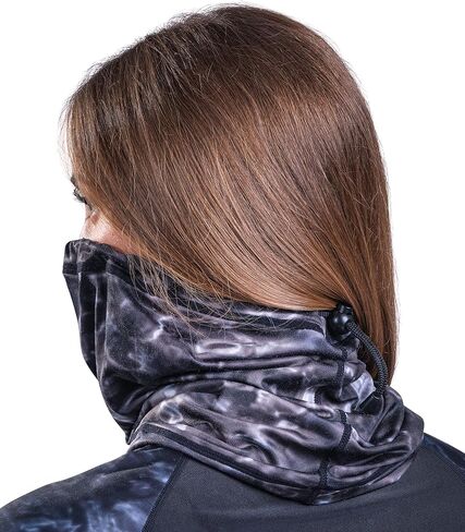 Adjustable Drawstring Neck Gaiter Face Mask All-Season Cover Women in Kuwait