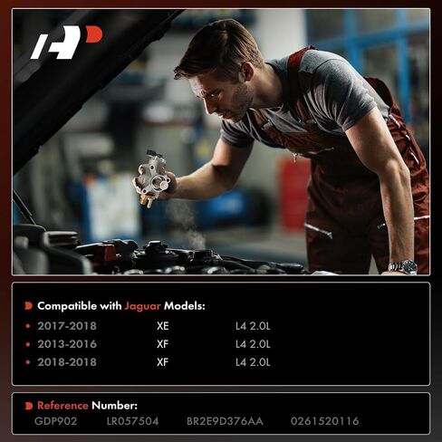 A-Premium مضخة الوقود عالية الضغط متوافقة مع Jaguar XF 2013-2016 2018 ، XE 2017-2018 ، 2.0L ، استبدل# 0261520116 ، BR2E9D376AA in Kuwait
