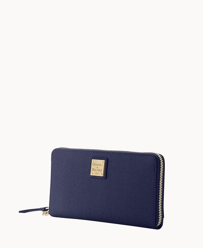 Dooney & Bourke Handbag, Saffiano Large Zip Around Wristlet in Saudi Arabia