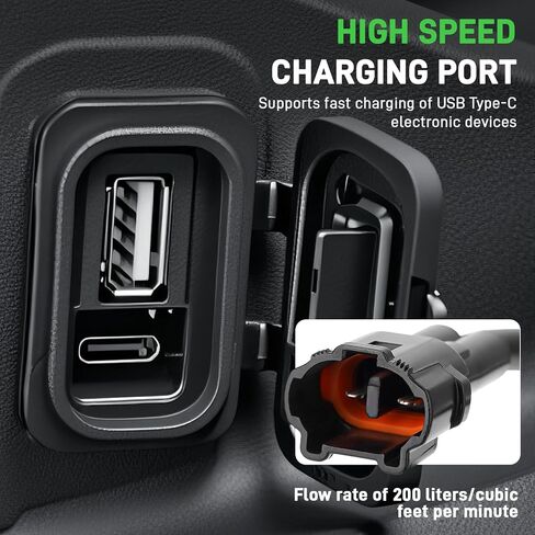 شحنة سريعة للدراجة النارية ، محول واجهة نقل USB Type-C ، شاحن سريع 3.0 شاحن لـ CFMOTO 450SR 450NK 450SR-S 800NK NK800 250SR SR250 300SS SPORT in Kuwait