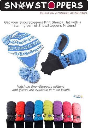 SnowStoppers Winter Sherpa Knit Hat for Kids in Kuwait