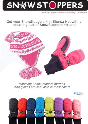 SnowStoppers Winter Sherpa Knit Hat for Kids in Kuwait