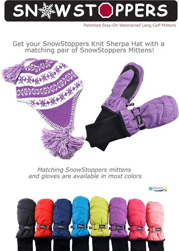 SnowStoppers Winter Sherpa Knit Hat for Kids in Kuwait