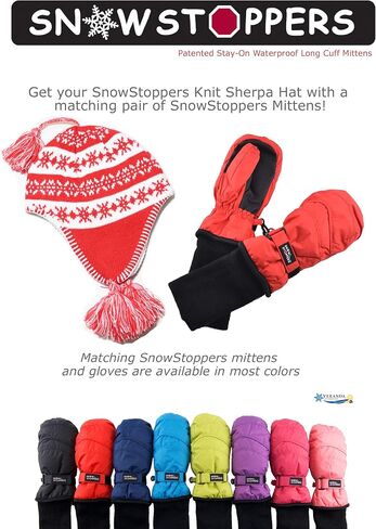 SnowStoppers Winter Sherpa Knit Hat for Kids in Kuwait