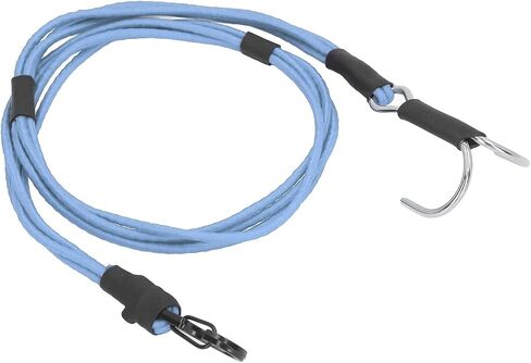Keenso RC Crawler Durable Winch Strap with Stainless Steel Hooks for 1/10 1/8 RC Car, Reliable Towing Rope for Rescue Operations (Blue) in Saudi Arabia