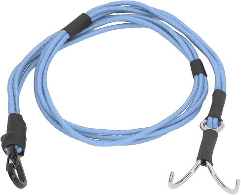 Keenso RC Crawler Durable Winch Strap with Stainless Steel Hooks for 1/10 1/8 RC Car, Reliable Towing Rope for Rescue Operations (Blue) in Saudi Arabia