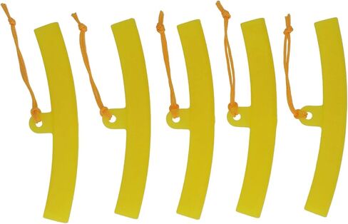Wheel Changing Rim Protector Strong Elasticity Universal Durable Reusable Polyurethane Tire Changing Rim Guard Saver for Motorcycle Bike 5pcs Yellow (20cm/7.87in) in Saudi Arabia
