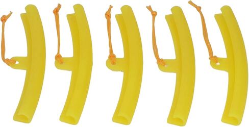Wheel Changing Rim Protector Strong Elasticity Universal Durable Reusable Polyurethane Tire Changing Rim Guard Saver for Motorcycle Bike 5pcs Yellow (20cm/7.87in) in Saudi Arabia