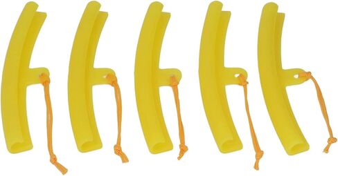 Wheel Changing Rim Protector Strong Elasticity Universal Durable Reusable Polyurethane Tire Changing Rim Guard Saver for Motorcycle Bike 5pcs Yellow (20cm/7.87in) in Saudi Arabia