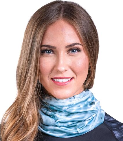 Adjustable Drawstring Neck Gaiter Face Mask All-Season Cover Women in Kuwait