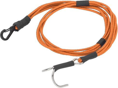 Keenso RC Crawler Durable Winch Strap with Stainless Steel Hooks for 1/10 1/8 RC Car, Reliable Towing Rope for Rescue Operations (Blue) in Saudi Arabia