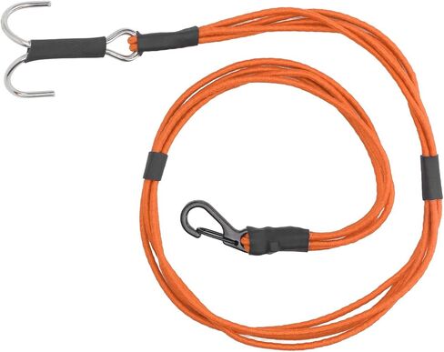 Keenso RC Crawler Durable Winch Strap with Stainless Steel Hooks for 1/10 1/8 RC Car, Reliable Towing Rope for Rescue Operations (Blue) in Saudi Arabia