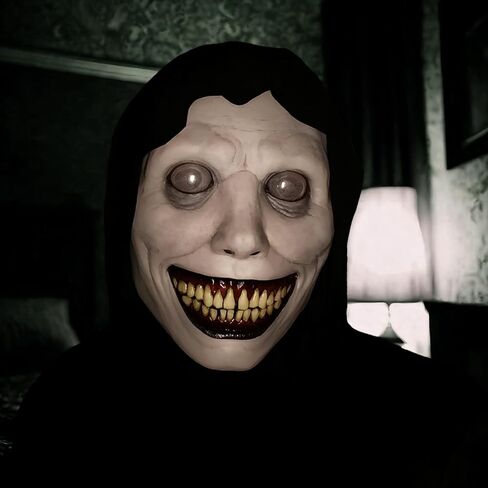 Scary Halloween Mask - Realistic Natural Latex Creepy Horror Mask with Eye for Adult Halloween Cosplay Costumes in Kuwait