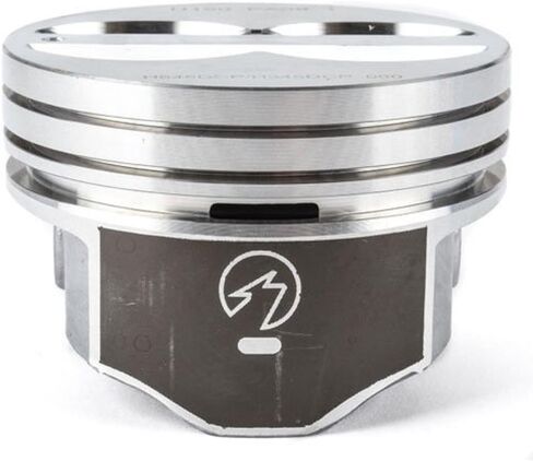 Speed Pro H345DCP 350 Small Block Chevy SBC Flat Top Pistons Coated Piston 5.7". For Standard 4.00" Bore Diameter. in Saudi Arabia