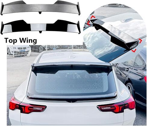 Compatible for BMW X2 U10 2023-2024 Car Roof Spoiler Rear Trunk Spoiler Rear Top Wings ABS Body Kits Cars Modification Parts(Glossy Black) in Saudi Arabia