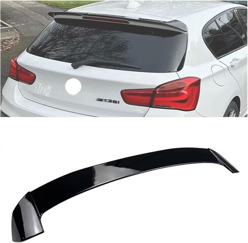 Car Tail Wings Fixed Wind Spoiler Rear Wing Auto Decoration Accessory Compatible For BMW 1 Series F20 F21 116i 120i 118i M135i 2011-2018(Gloss Black) in Kuwait