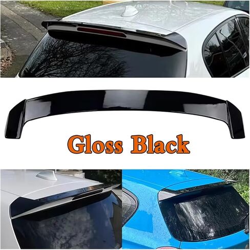 Car Tail Wings Fixed Wind Spoiler Rear Wing Auto Decoration Accessory Compatible For BMW 1 Series F20 F21 116i 120i 118i M135i 2011-2018(Gloss Black) in Kuwait