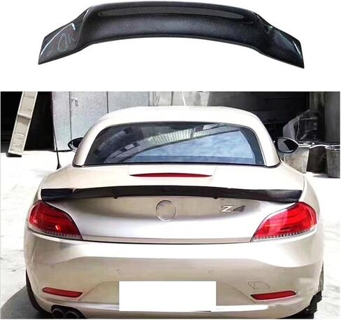 Compatible for BMW Z4 E89 R 2009-2016 Style FRP Materia Black Carbon Rear Trunk Lid Car Wings Ducktail Lip Spoiler Accessories Part(Bright Black) in Saudi Arabia