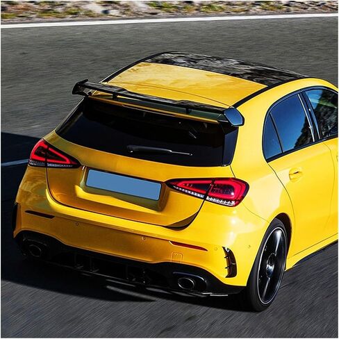 Compatible for Benz A-Class W176 W177 A180 A200 A220 A250 A260 AMG A45 2013-2022 Rear Roof Trunk Spoiler Wings Car Accessories(W177 Glossy Black) in Saudi Arabia