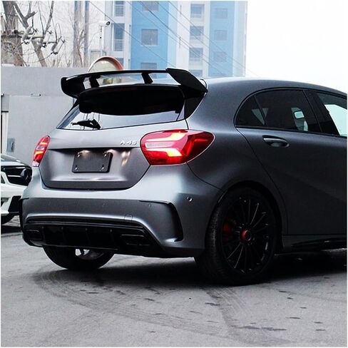 Compatible for Benz A-Class W176 W177 A180 A200 A220 A250 A260 AMG A45 2013-2022 Rear Roof Trunk Spoiler Wings Car Accessories(W177 Glossy Black) in Saudi Arabia
