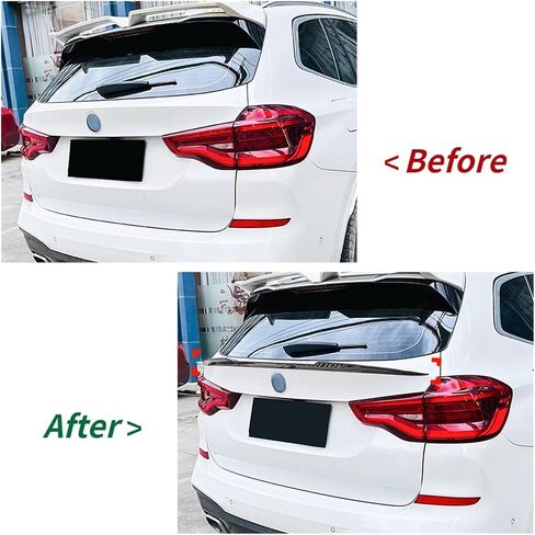Tail Tail الخلفي منتصف المفسد تقليم متوافق مع BMW X3 IX3 G01 2018 2019 2020 2021 2022 2023 CAR ROOP SPOANIDERS MIDLE in Kuwait