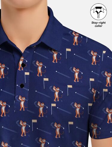 Yoimira Funny Golf Shirts for Men Polo Shirt Adult Humor Print Soft Quick-Dry Mens Polo Golf Short Sleeve for Gift & Party in Kuwait