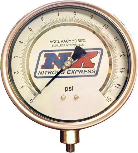 Nitrous Express 15530 6" Certified Fuel Pressure Gauge in Saudi Arabia