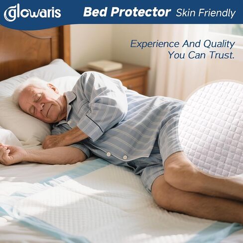 50 Count 30" x 36" XXL Disposable Underpads, Super Absorbent Leakproof Quick Drying, Baby Puppy & Adults Bed Pads Disposable Adult, Dog Pee Pads Extra Large, Incontinence Bed Pads in Saudi Arabia
