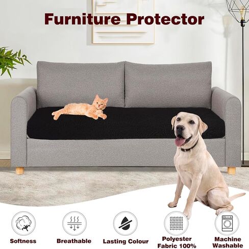 Waterproof Chair Pads for Incontinence Absorbent Seat Protector Pads for Adults Chucks Pads Washable Chair Protector Pads for Chairs Bed Adults, Elderly, Kids & Pets Gray 21"X22"4 Pack in Kuwait
