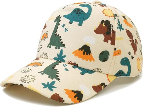 Kids Baseball Cap Toddler Sun Hats Adjustable Summer Hat for Boys Girls 2-4Years in Kuwait