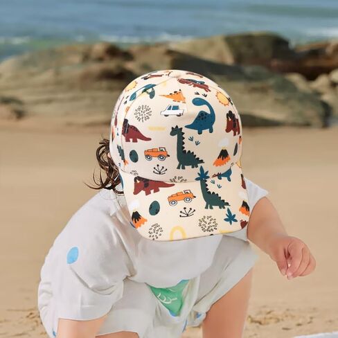 Kids Baseball Cap Toddler Sun Hats Adjustable Summer Hat for Boys Girls 2-4Years in Kuwait