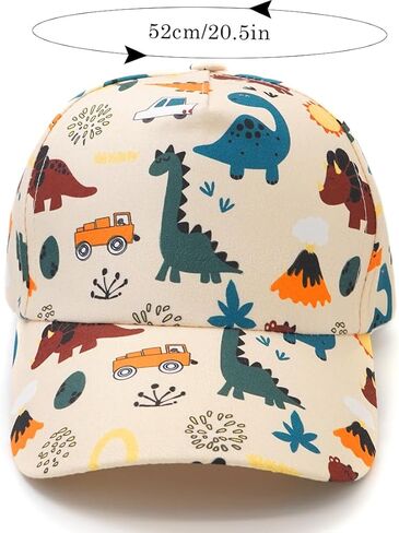 Kids Baseball Cap Toddler Sun Hats Adjustable Summer Hat for Boys Girls 2-4Years in Kuwait