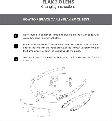 Oakley Authentic Flak 2.0 OO9295 عدسات استبدال الاستقطاب للرجال للنساء + حزمة مع مجموعة مصمم Iwear Care Kit in Saudi Arabia