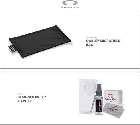 Oakley Authentic Flak 2.0 OO9295 عدسات استبدال الاستقطاب للرجال للنساء + حزمة مع مجموعة مصمم Iwear Care Kit in Saudi Arabia