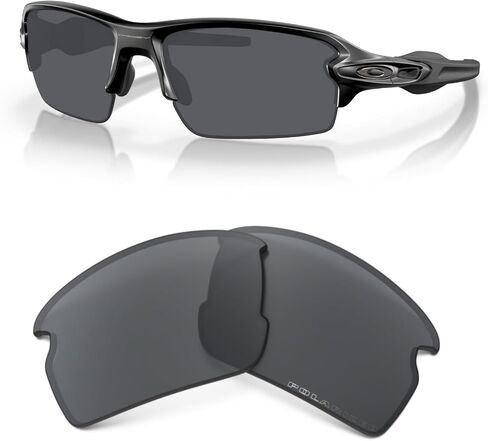 Oakley Authentic Flak 2.0 OO9295 عدسات استبدال الاستقطاب للرجال للنساء + حزمة مع مجموعة مصمم Iwear Care Kit in Saudi Arabia