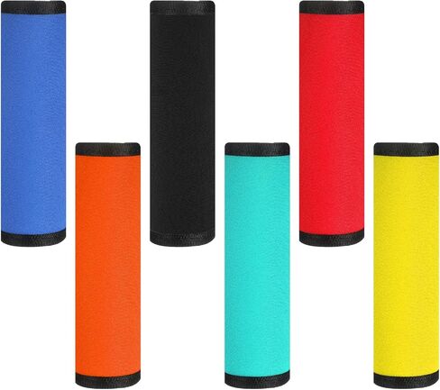 6Pcs Luggage Handle Wrap, Bright Suitcase Identifiers, Travel Accessories for Suitcase Luggage Makers Covers Wraps in Saudi Arabia