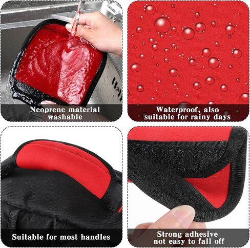 6Pcs Luggage Handle Wrap, Bright Suitcase Identifiers, Travel Accessories for Suitcase Luggage Makers Covers Wraps in Saudi Arabia