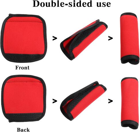 6Pcs Luggage Handle Wrap, Bright Suitcase Identifiers, Travel Accessories for Suitcase Luggage Makers Covers Wraps in Saudi Arabia
