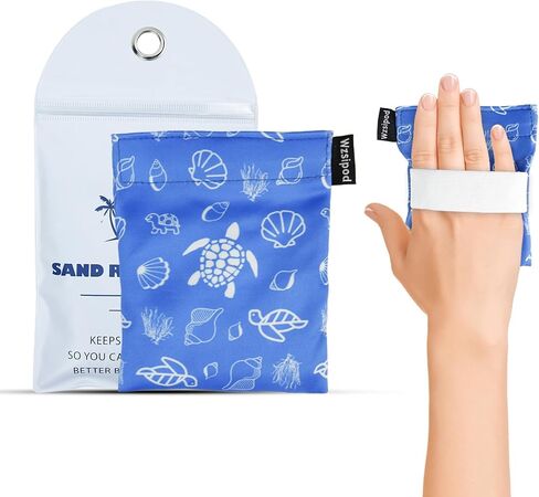 Beach Sand Remover Bag | Baby Powder Beach Sand Remover|Gentle, Skin-Friendly, Talc-Free | Natural Ingredients for Safe, Clean Sand Removal | Essential Beach Accessory for The Whole Family in Saudi Arabia