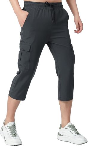 Boys Cargo Capris Youth Quick Dry Lightweight Pull-On Hiking Shorts for Sports Outdoor in Kuwait
