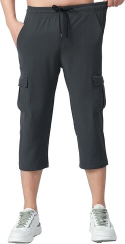 Boys Cargo Capris Youth Quick Dry Lightweight Pull-On Hiking Shorts for Sports Outdoor in Kuwait