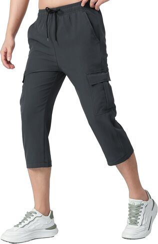 Boys Cargo Capris Youth Quick Dry Lightweight Pull-On Hiking Shorts for Sports Outdoor in Kuwait