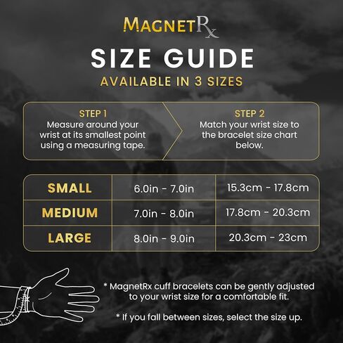 سوار النحاس المغناطيسي MagnetRx® للرجال والنساء - سوار رجالي النحاس النقي أو أسوار الكفة (متوسطة) in Kuwait