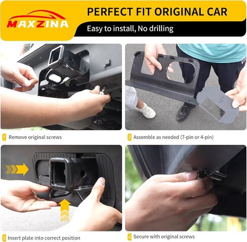 Trailer Hitch Cover Compatible with 2022-2025 Ford Maverick Tow Trailer Hitch Cover Towing Hitch Plug Insert 2024 Maverick Accessories in Kuwait