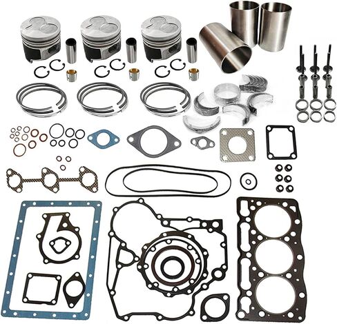 D1105 إصلاح مجموعة إعادة بناء متوافقة مع Kubota D1105 Engine ZD28 ZD1211 ZD1211L ZD1211RL ZD1211R Zero Turn Mower in Kuwait