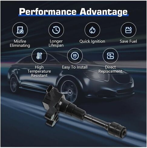 3pcs ملفات الإشعال+ 3pcs شرارة Iridium شرارة متوافقة مع Ford EcoSport 2018-2020 UF736+ 93593 الاشتعال in Kuwait